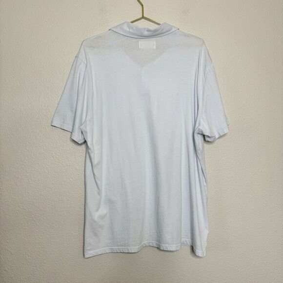 M. Singer Golf Polo Shirt Mens Size 2XL Light Blue Made in USA $145 Classic Fit - Picture 9 of 12